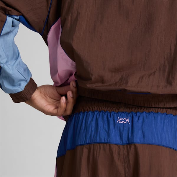 puma LITE x KIDSUPER Men's Track Pants, Chestnut Brown, extralarge